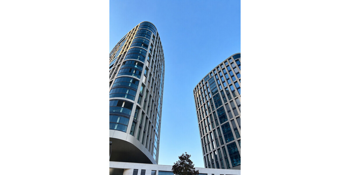 Hochwertige 2-Zimmer-Wohnung im Neubau von 2024- Hafenpark-Quartier - Etagenwohnung Frankfurt am Main Ostend | Angebot:27489437