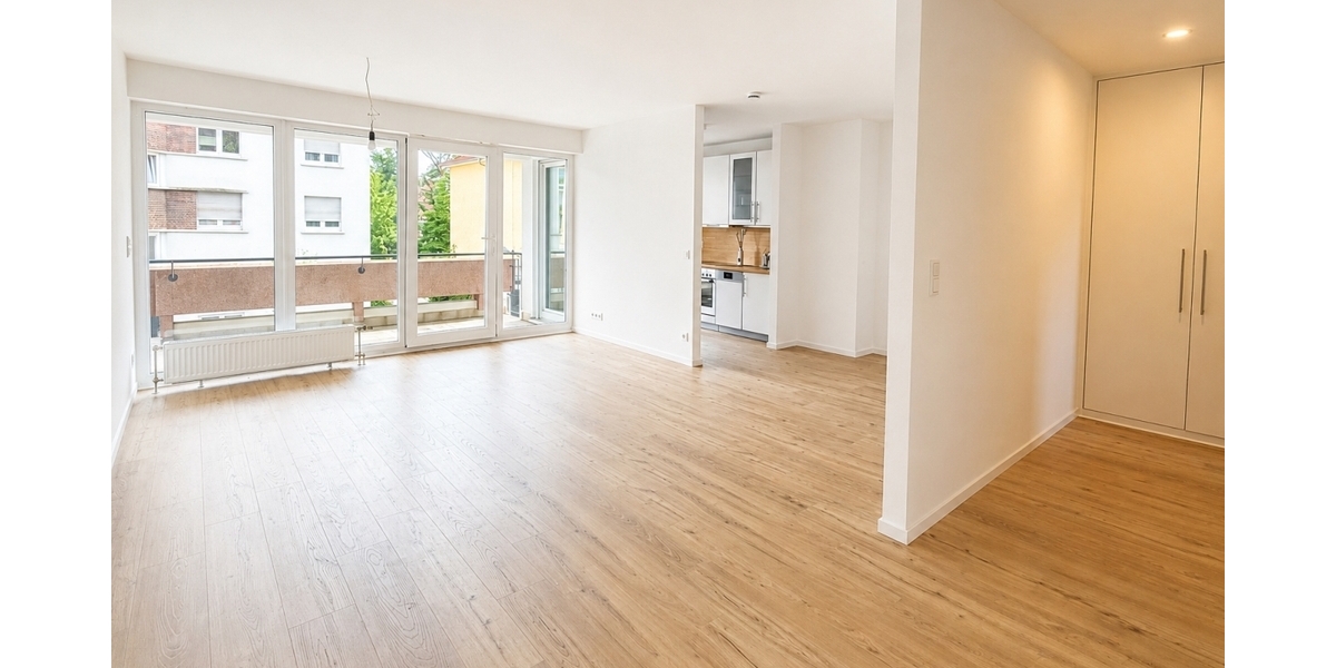 Modernisierte 2-Zimmer-Wohnung mit Südbalkon, Aufzug und Garage in begehrter Wohnlage von Neu-Isenburg! - Etagenwohnung Neu-Isenburg Isenburg | Angebot:26926192